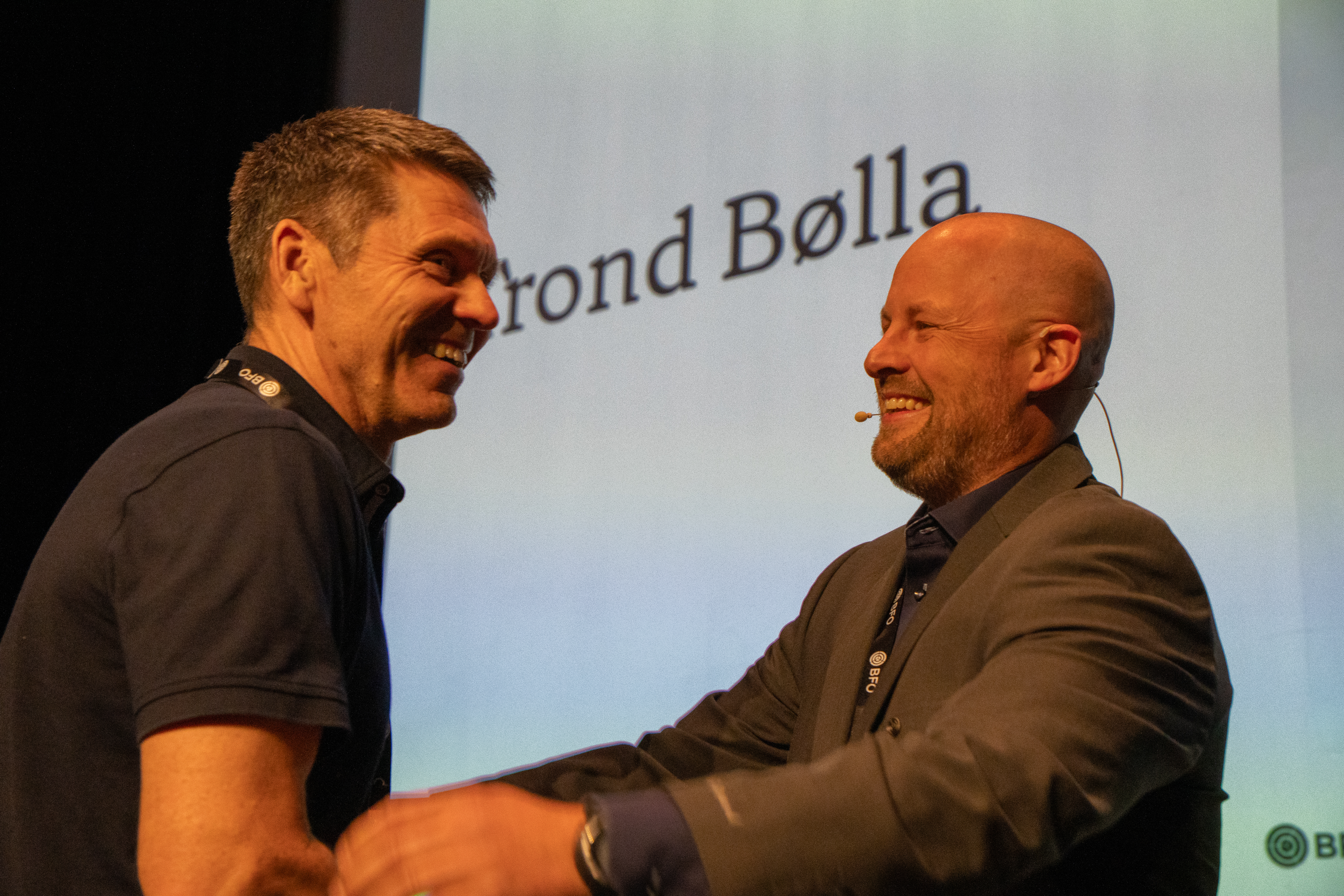 Håvard Støle (t.h) og Trond Arild Bølla
